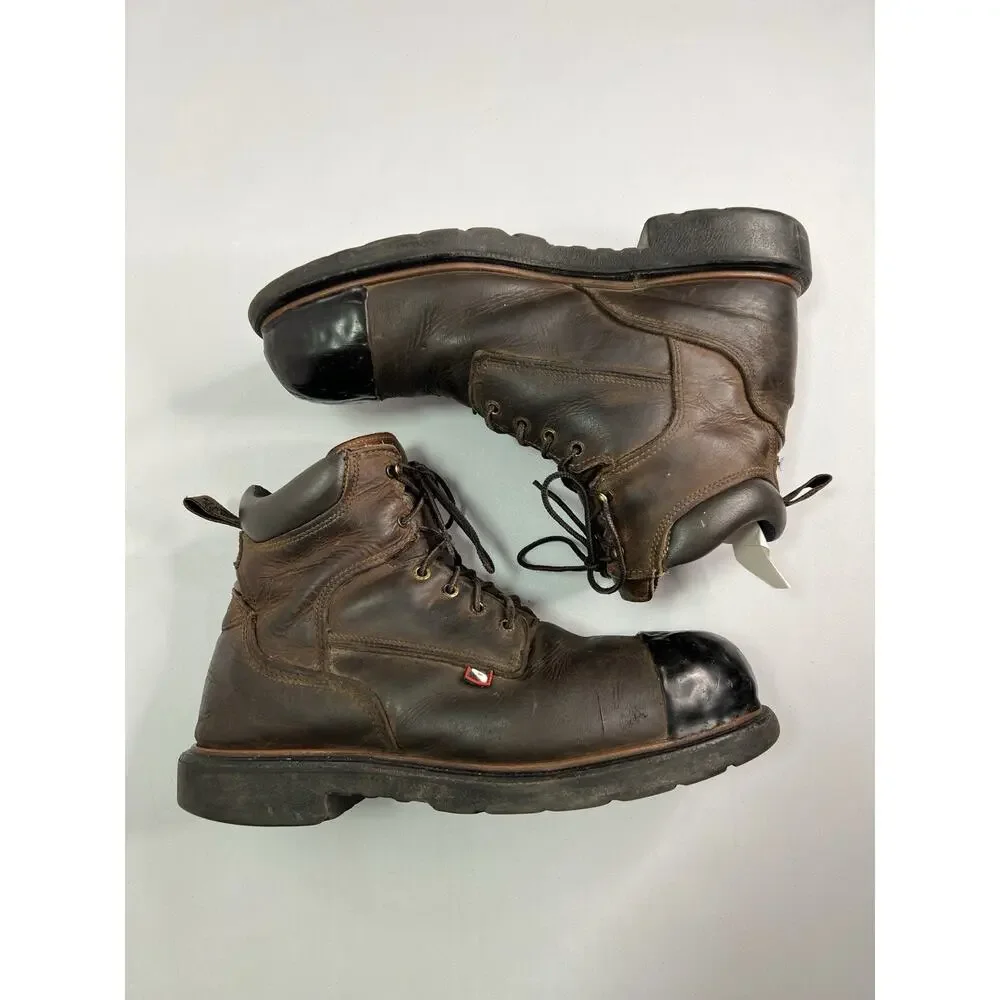 Red Wing 2212 Safety Toe Brown Work Boots Men’s Size 12D